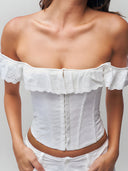 Elena-Lace Corset Top