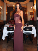 Lina-Lace Maxi Dress