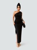 Esme-Side Slit Dress