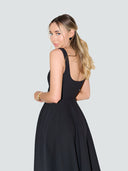 Elise-Square Neck Dress