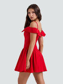 Talia-Off Shoulder Mini