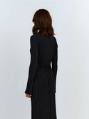 Ines-Ribbed Maxi Dress