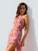 Lara-Floral Cascade Dress