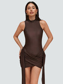 Kaia-Drape Bodysuit Wrap
