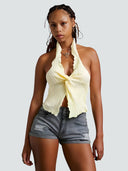 Lulu-Wavy Halter Top