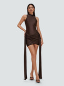 Kaia-Drape Bodysuit Wrap