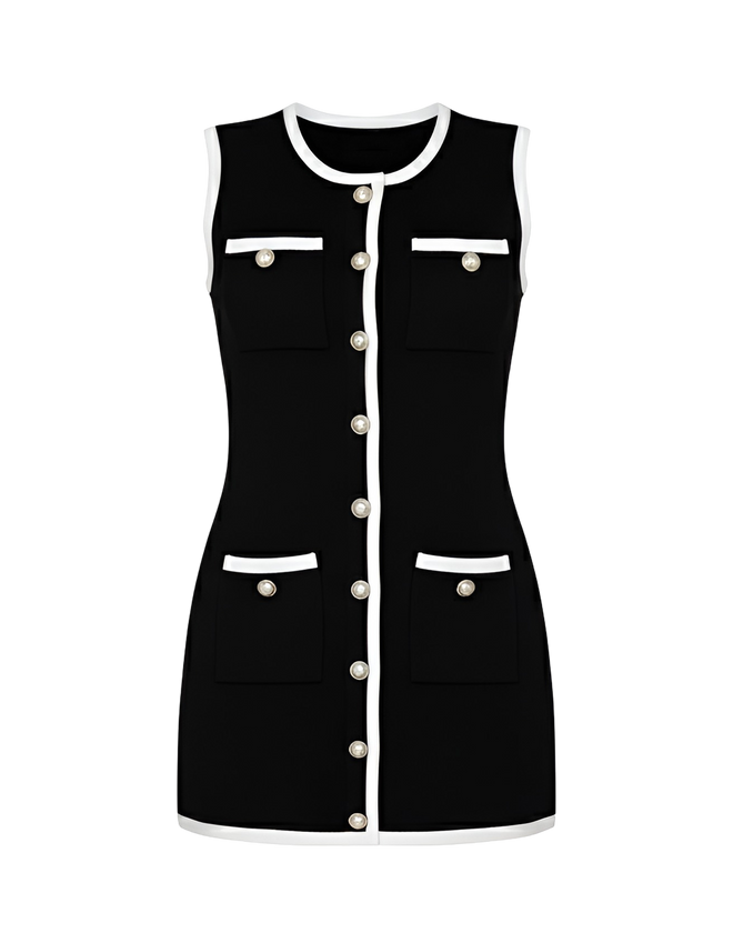 Noor-Scallop Hem Dress
