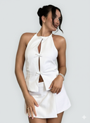 Sofi-Cute Slit Blouse