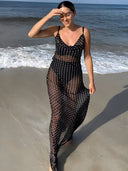Ines-Dot Sheer Dress