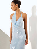Isla-Drape Shine Dress