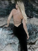 Alba-Satin Slip Dress