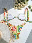 Ava-Baroque Print Bikini