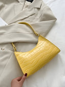Nora-Glossy Croc Bag