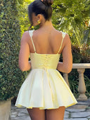 Elsa-Corset Flare Dress