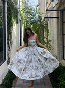 Clara-Floral Midi Dress