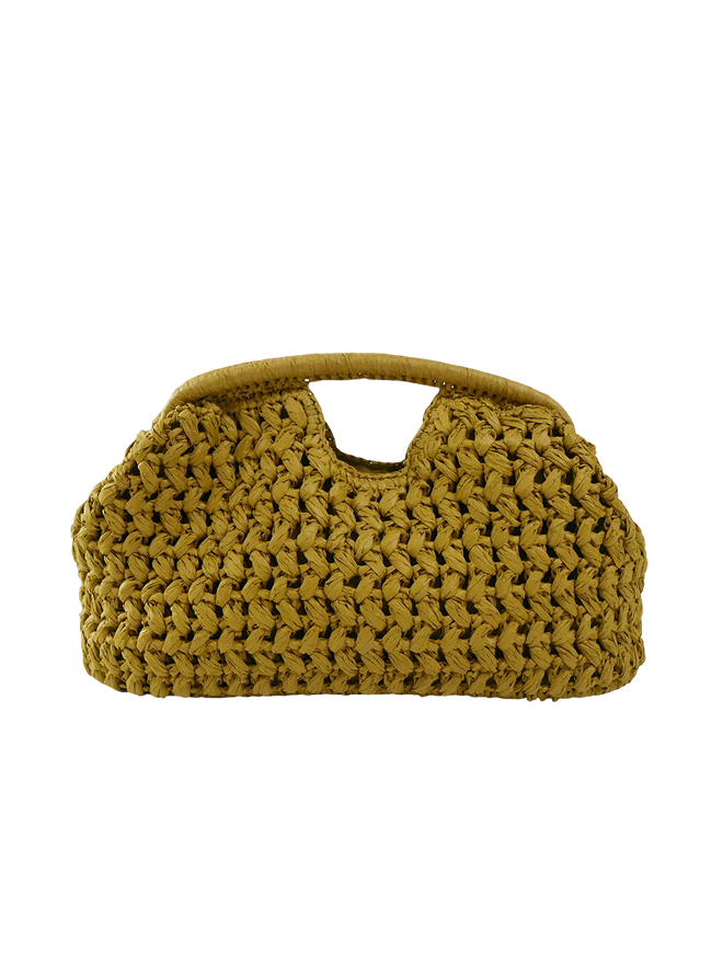 Elena-Woven Tote Bag