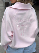 Amira-Zip Neck Hoodie
