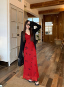 Midnight Petals Gown