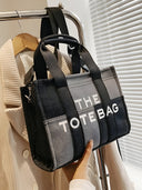 Aria-Denim Tote Bag