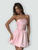 Elise-Strapless Glow Dress