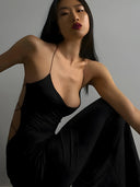 Alba-Satin Slip Dress