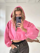 Nora-Crop Hoodie