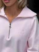 Amira-Zip Neck Hoodie