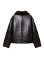 Nina-Leather Fur Jacket