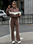 Amira-Stripe Jogger Fit