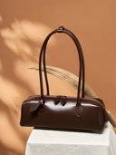 Ines-Gloss Barrel Bag