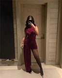 NIA-One Shoulder Dress