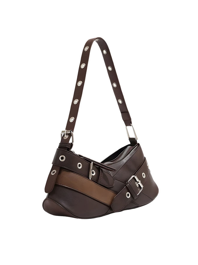 Ivy-Buckle Shoulder Bag