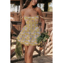 Zoe-Tie Bustline Dress