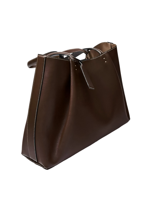 Iris-Leather Tote