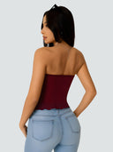 Lyra-Tie Front Tube Top