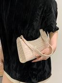 Nora-Glossy Croc Bag