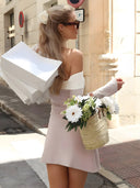 Faye-Off Shoulder Dress