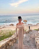 Cleo-Sheer Knit Dress