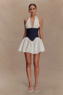 Talia-Two Tone Halter