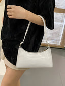 Nora-Glossy Croc Bag