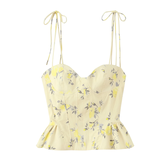 Lila-Flower Corset