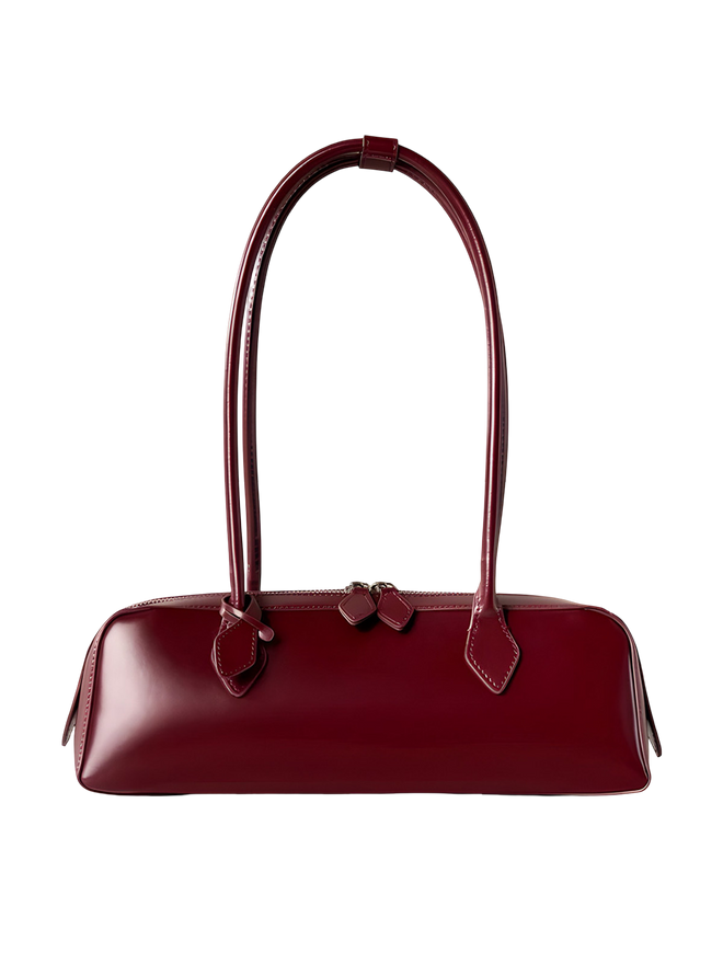 Ines-Gloss Barrel Bag