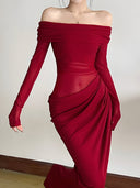 Naya-Off Shoulder Dress