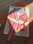 Lina-Zigzag Knit Bikini