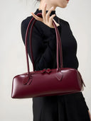 Ines-Gloss Barrel Bag