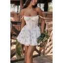 Zoe-Tie Bustline Dress