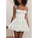 Zoe-Tie Bustline Dress