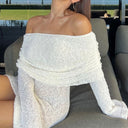 Noor-Off Shoulder Mini