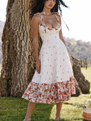Freya-Rose Print Dress