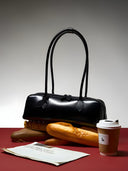 Ines-Gloss Barrel Bag